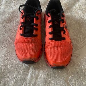 Under Armour Kids' Orange and Black Sneakers